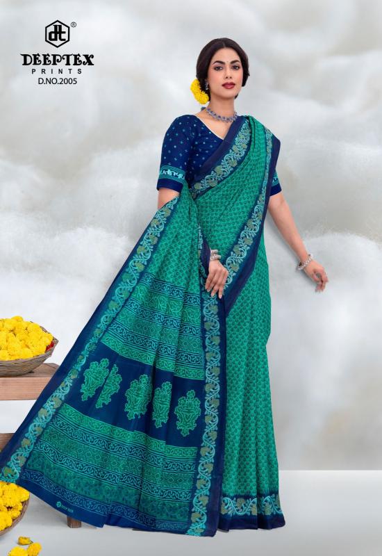 Deeptex Prime Time Vol-20 – Cotton Saree - Wholesale Catalog