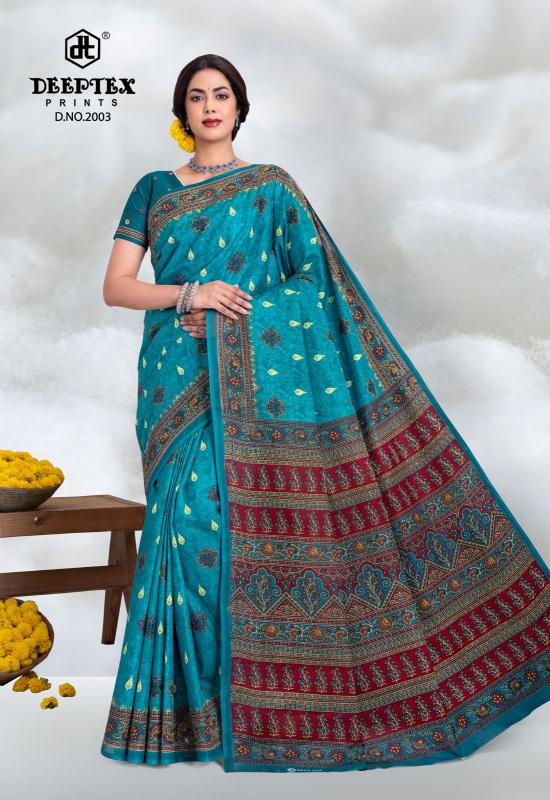 Deeptex Prime Time Vol-20 – Cotton Saree - Wholesale Catalog