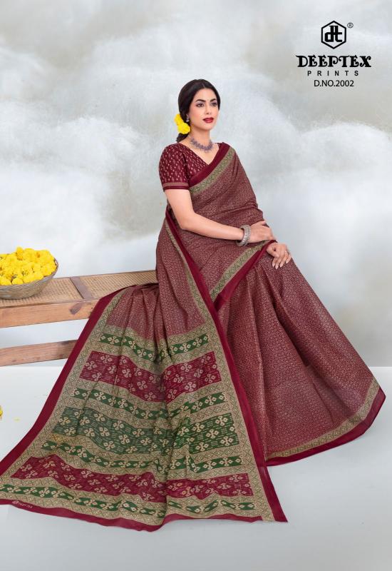 Deeptex Prime Time Vol-20 – Cotton Saree - Wholesale Catalog