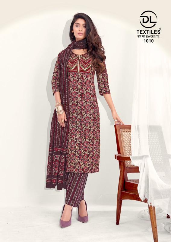 DL Royal Ajrakh Vol-1 – Kurti Pant With Dupatta - Wholesale Catalog