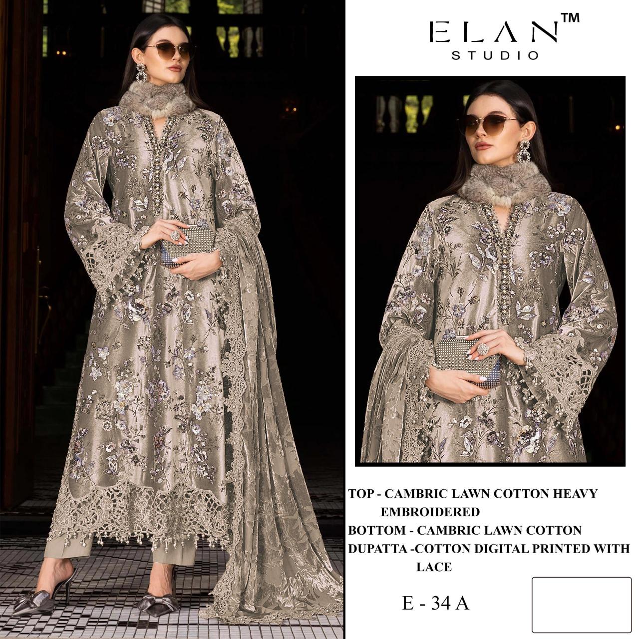 ELAN STUDIO E 34 Wholesale salwar suits in Hyderabad