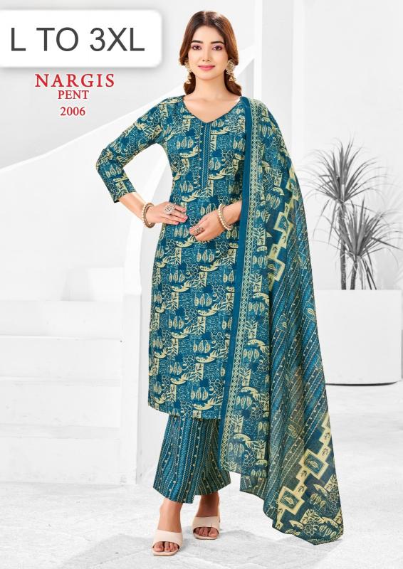 ELEGANT 3 KURTI  PANT SET market in Kolkata