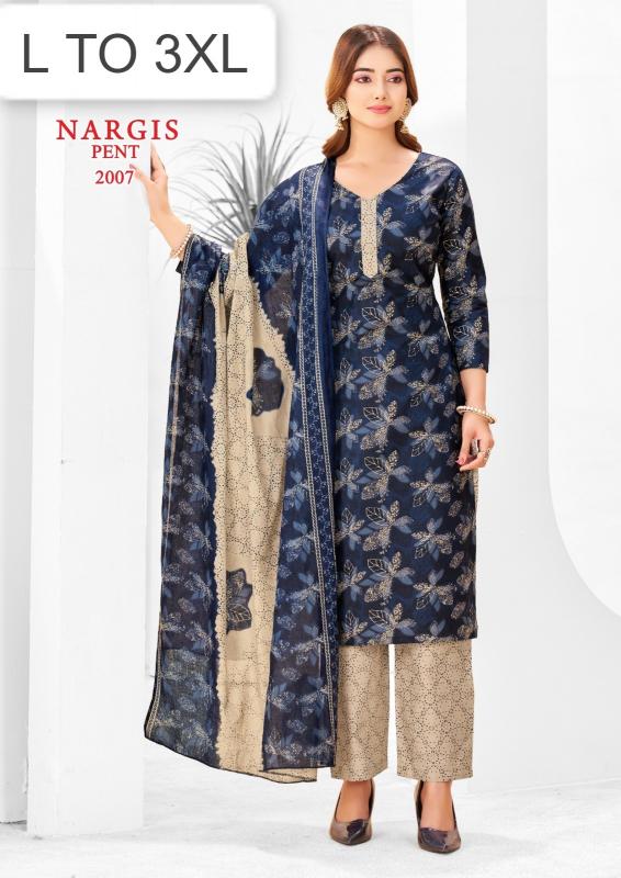 ELEGANT 3 KURTI  PANT SET market in Kolkata