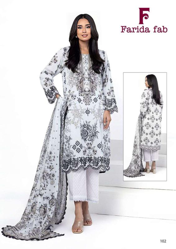 Farida Fab Bin Saeed – Pakistani Readymade Kurti Pant With Dupatta - Wholesale Catalog