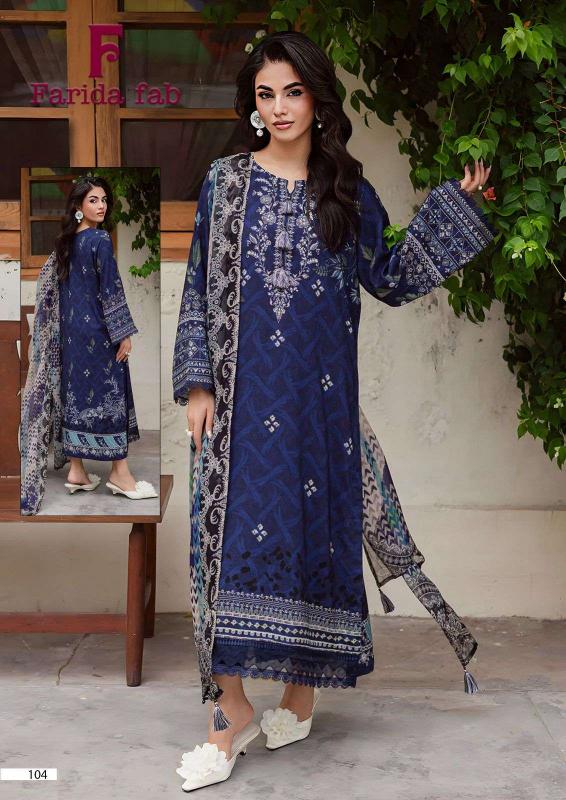 Farida Fab Bin Saeed – Pakistani Readymade Kurti Pant With Dupatta - Wholesale Catalog