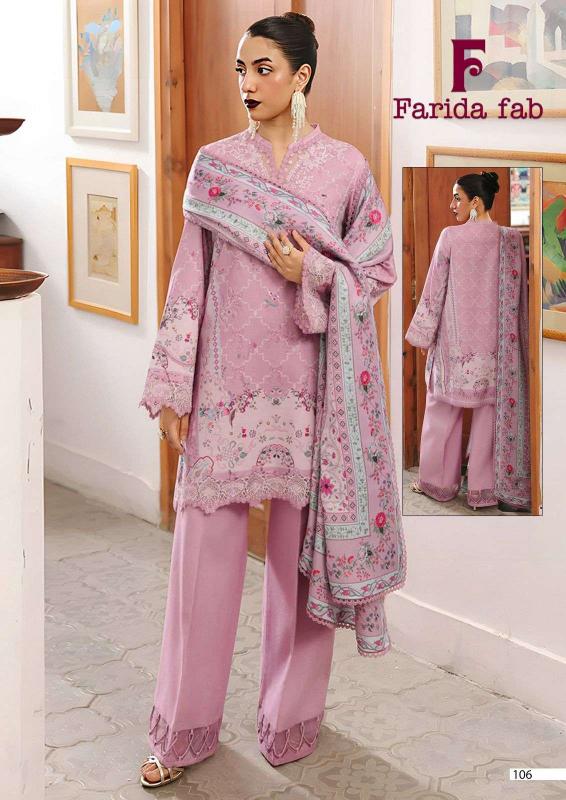 Farida Fab Bin Saeed – Pakistani Readymade Kurti Pant With Dupatta - Wholesale Catalog