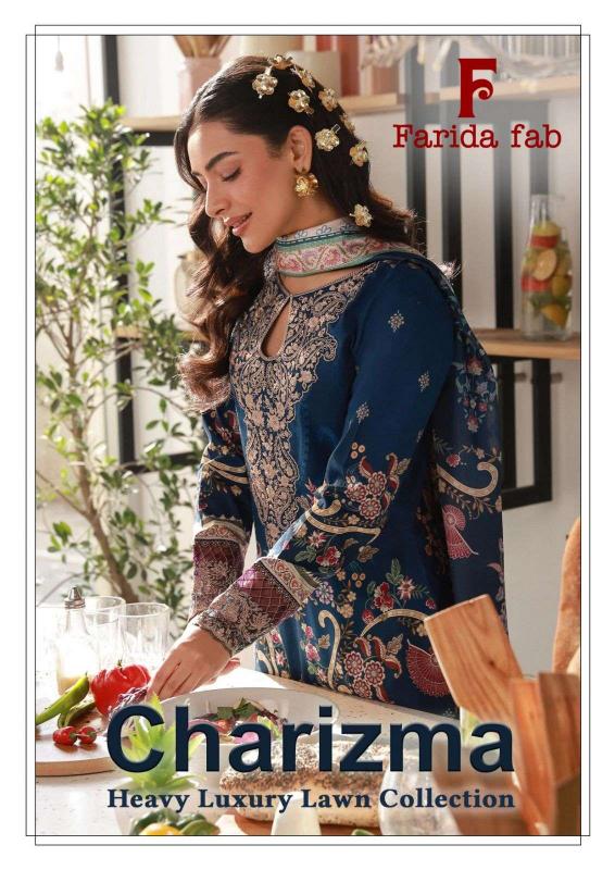Farida Fab Charizma – Karachi Dress Material - Wholesale Catalog
