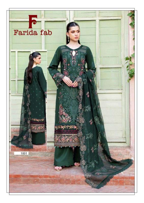 Farida Fab Charizma – Karachi Dress Material - Wholesale Catalog