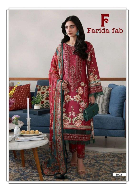 Farida Fab Charizma – Karachi Dress Material - Wholesale Catalog