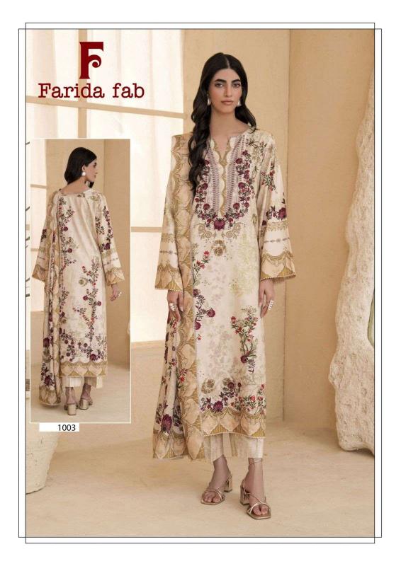 Farida Fab Charizma – Karachi Dress Material - Wholesale Catalog