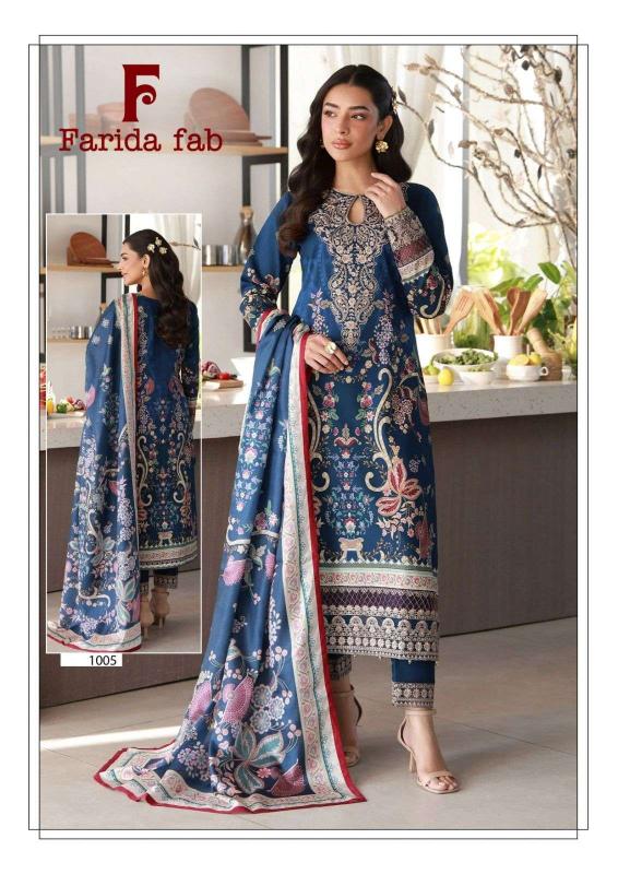 Farida Fab Charizma – Karachi Dress Material - Wholesale Catalog