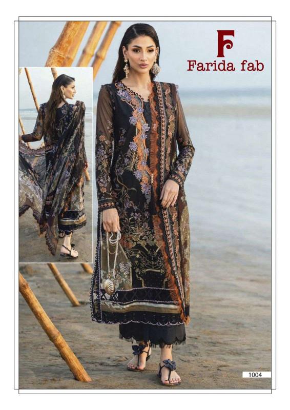 Farida Fab Charizma – Karachi Dress Material - Wholesale Catalog
