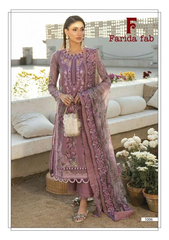Farida Fab Charizma – Karachi Dress Material - Wholesale Catalog