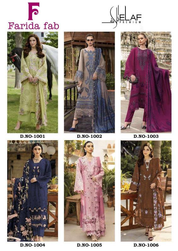 Farida Fab Elaf Premium – Karachi Dress Material - Wholesale Catalog