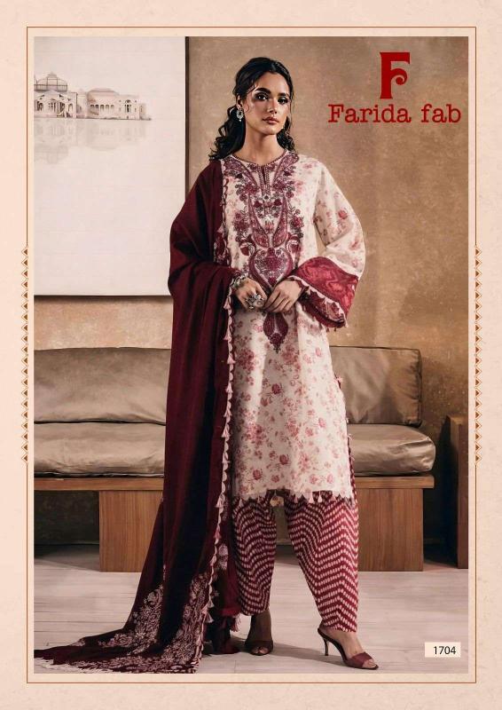 Farida Fab Ellija B Vol-17 – Karachi Dress Material - Wholesale Catalog