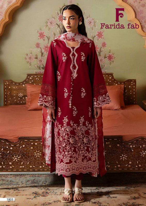 Farida Fab Firdous Queen Vol-18 – Karachi Kurti Pant With Dupatta - Wholesale Catalog
