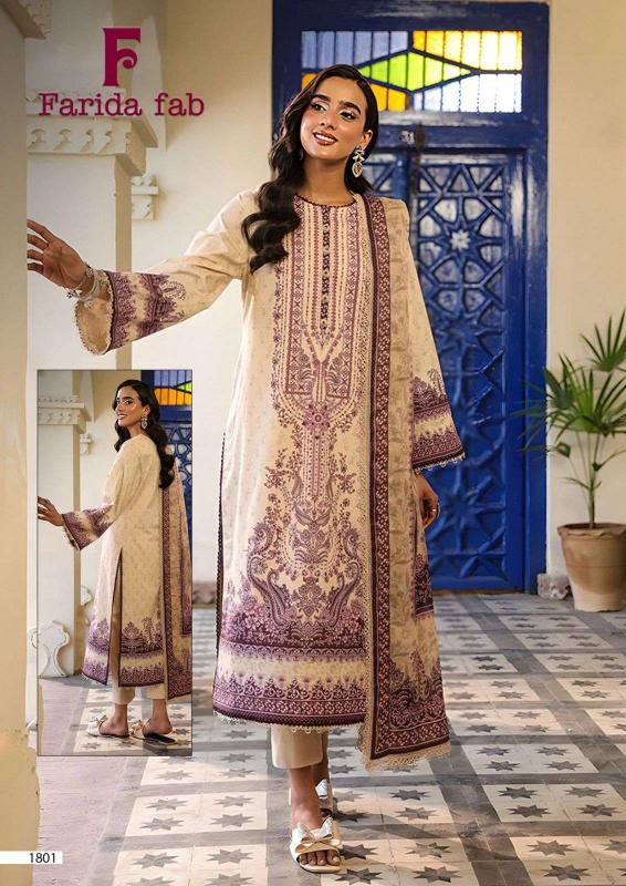 Farida Fab Fridous Queen Vol-18 – Karachi Dress Material - Wholesale Catalog