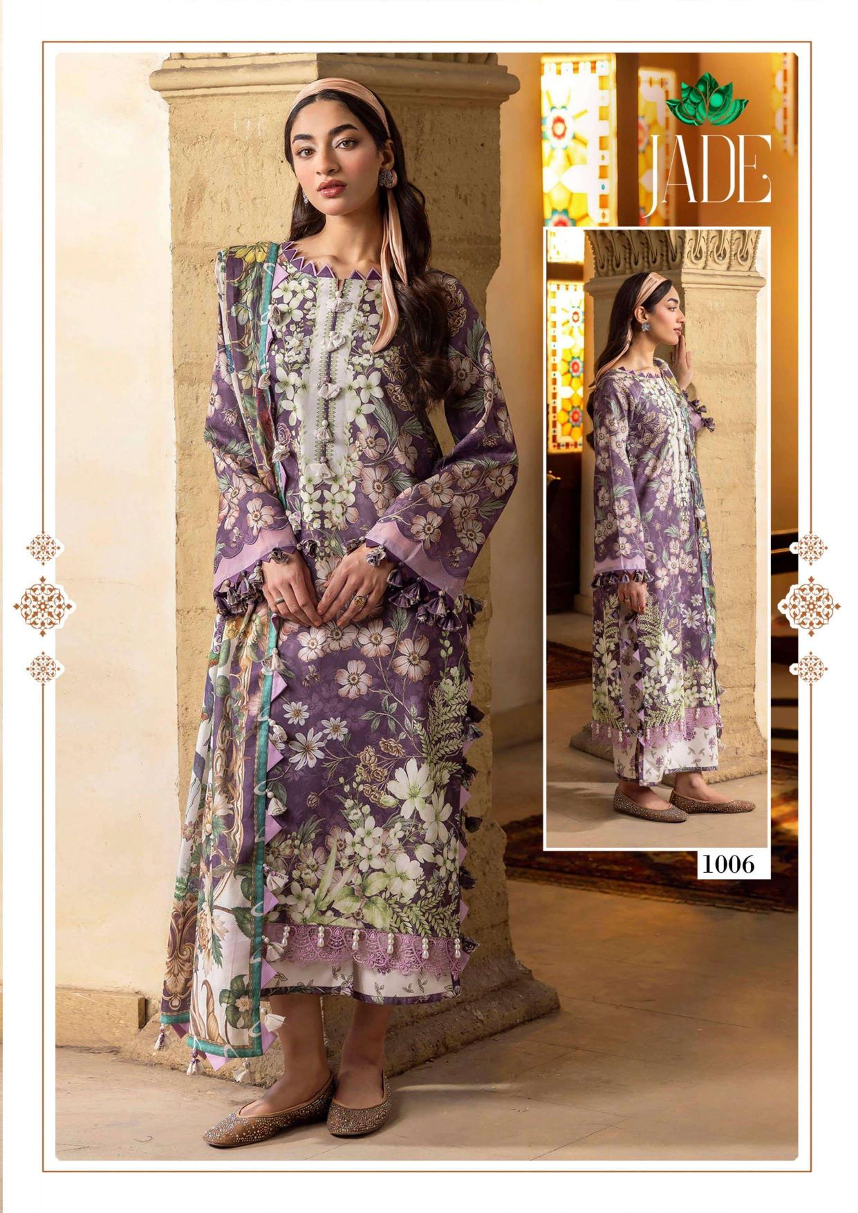 Farida Fab Jade Bin Saeed Vol-1 – Karachi Kurti Pant With Dupatta - Wholesale Catalog