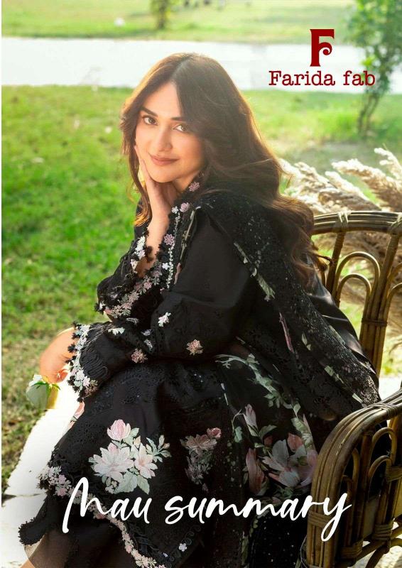 Farida Fab Mau Summary – Karachi Dress Material - Wholesale Catalog