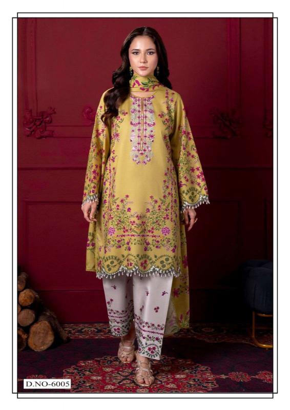 Farida Fab Ramsha Vol-6 – Karachi Readymade Kurti Pant With Dupatta - Wholesale Catalog
