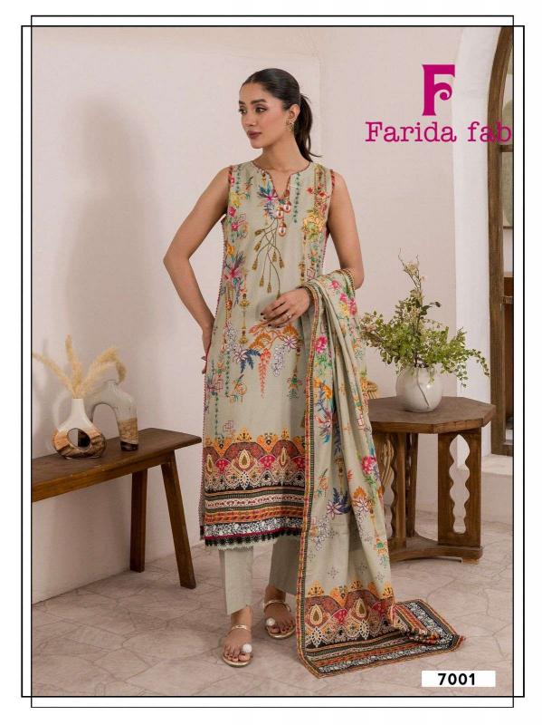 Farida Fab Ramsha Vol-7 – Karachi Dress Material - Wholesale Catalog