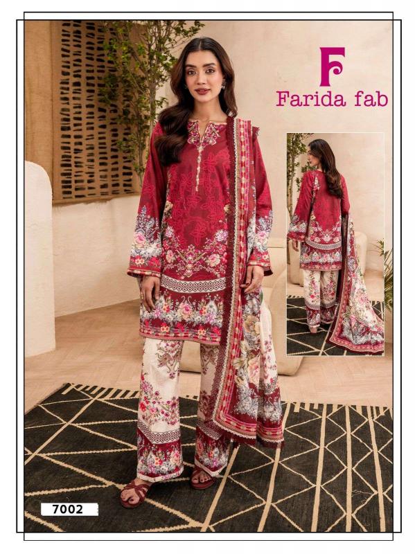 Farida Fab Ramsha Vol-7 – Karachi Dress Material - Wholesale Catalog