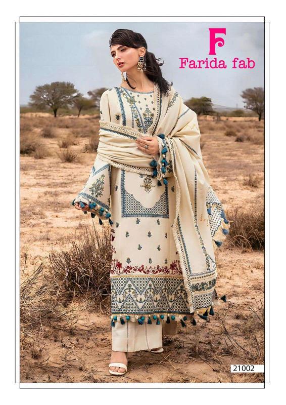 Farida Fab Sobia Nazir Vol-21 – Karachi Dress Material - Wholesale Catalog