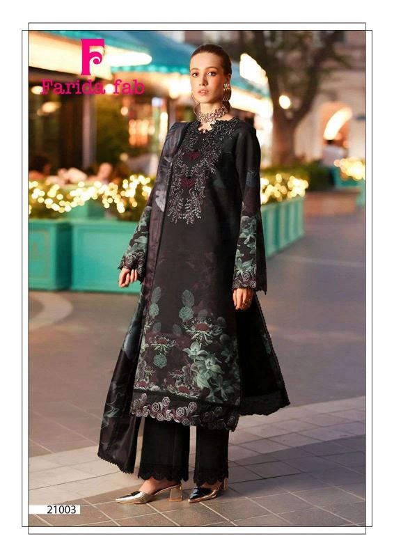 Farida Fab Sobia Nazir Vol-21 – Karachi Dress Material - Wholesale Catalog