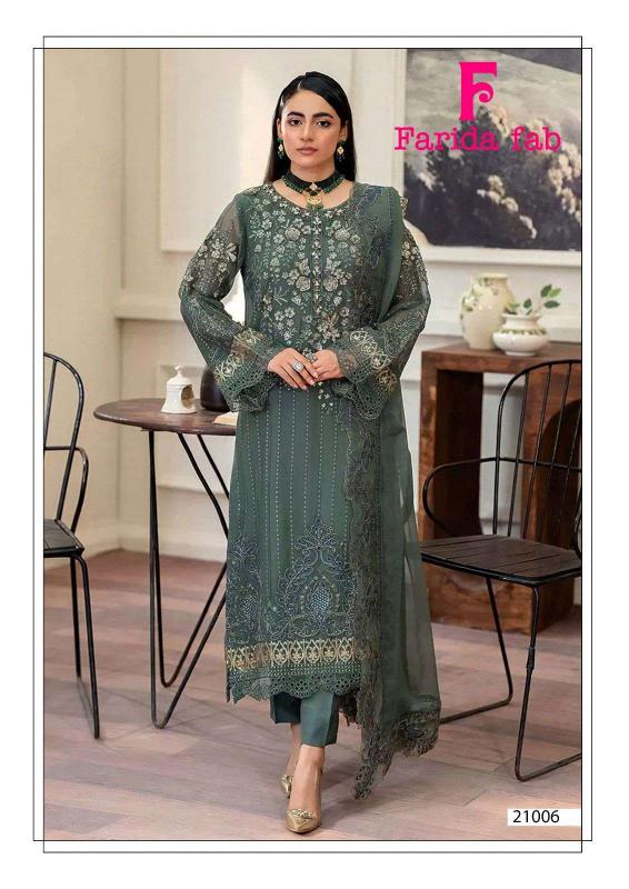 Farida Fab Sobia Nazir Vol-21 – Karachi Dress Material - Wholesale Catalog