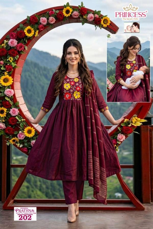 FEEDING PRATHNA WHOLESALE KURTI 3PCS 