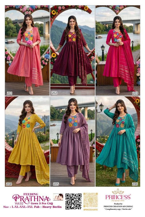FEEDING PRATHNA WHOLESALE KURTI 3PCS 