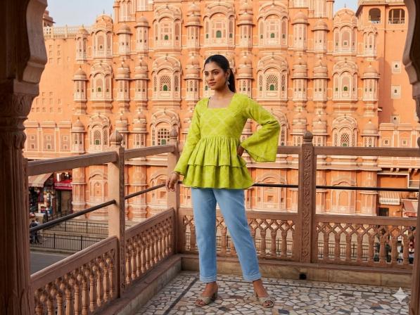 Felocity Cotton Cambric Kurti exporters in Gujarat