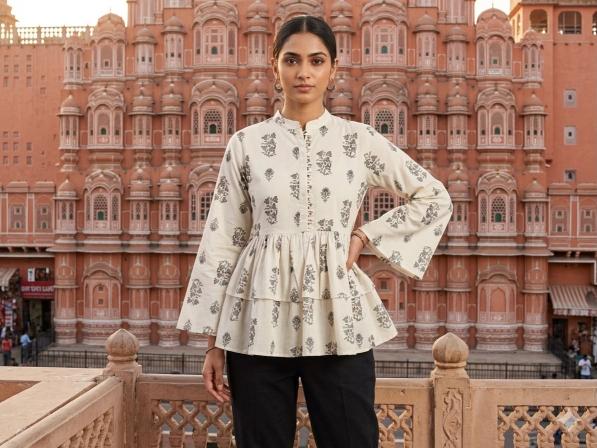Felocity Cotton Cambric Kurti exporters in Gujarat