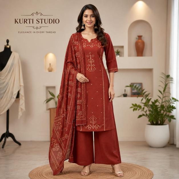 Felocity Cotton Slub Print Kurti manufacturers in Ahmedabad
