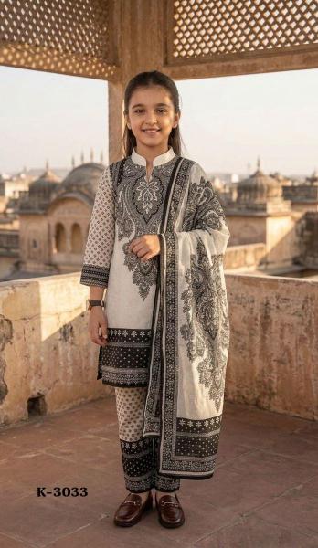 Felocity Mal Satin with Chinnon Duppata Designer kids kurtis for girls in Gujarat