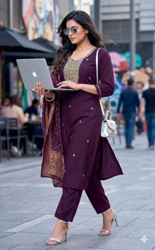 Felocity MY  STYLE  Viscose Silk Surat kurti manufacturers and wholesalers