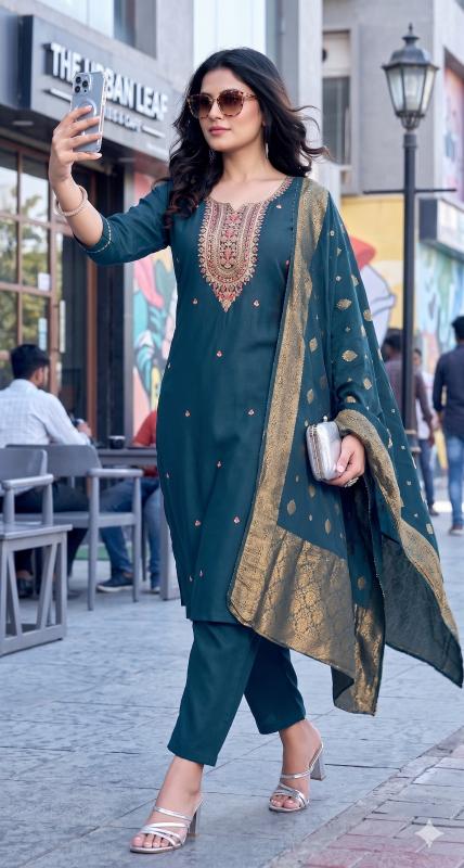 Felocity MY  STYLE  Viscose Silk Surat kurti manufacturers and wholesalers
