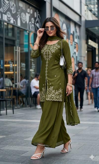 Felocity Rangoli Georgette Designer kurtis in bulk
