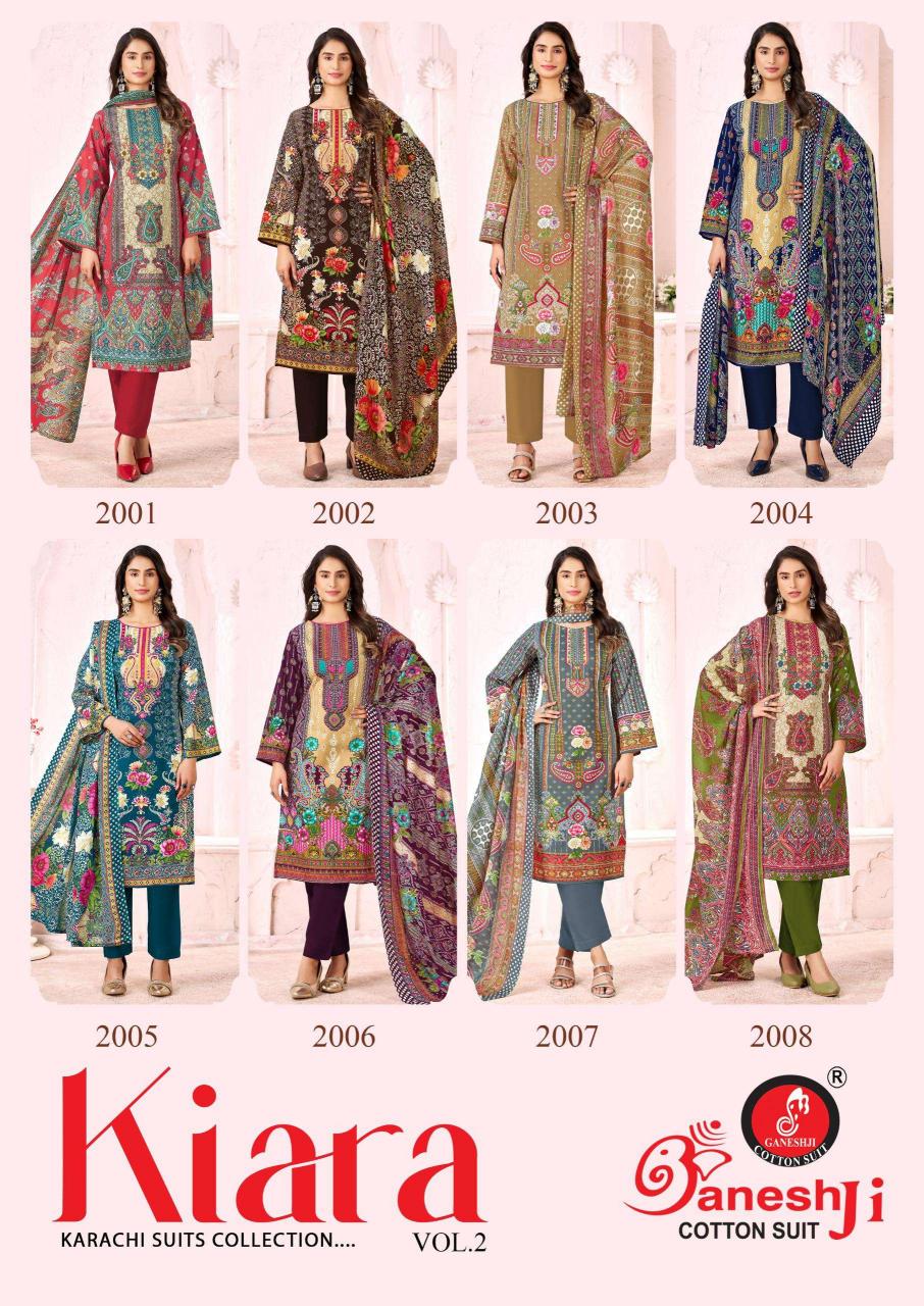 Ganeshji Kiara Vol-2 – Karachi Dress Material - Wholesale Catalog