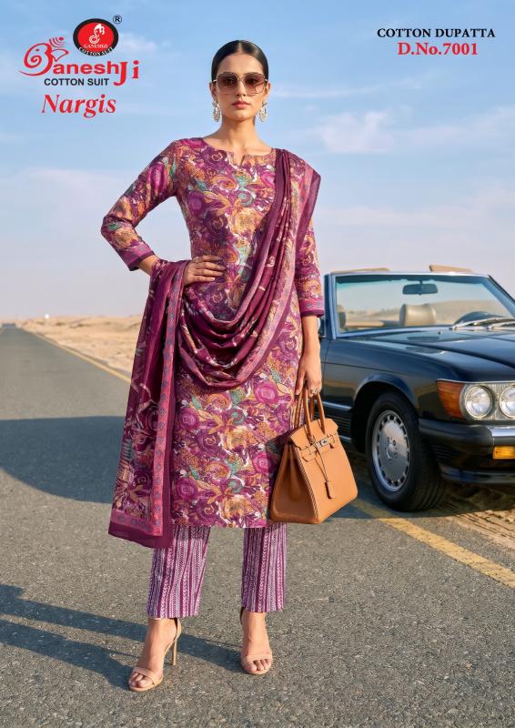 Ganeshji Nargis Vol-7 Designer dress materials in Pune