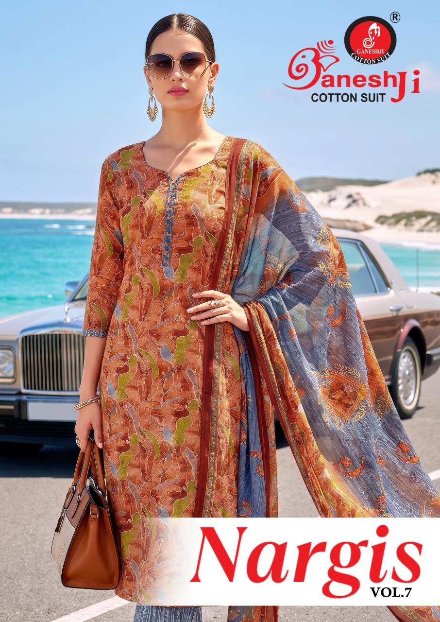 Ganeshji Nargis Vol-7 – Dress Material - Wholesale Catalog