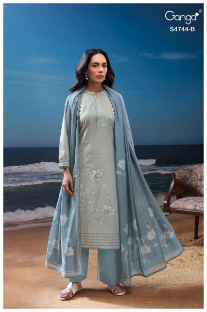 GANGA BIVANA 4744 Wholesale designer salwar kameez in Kolkata
