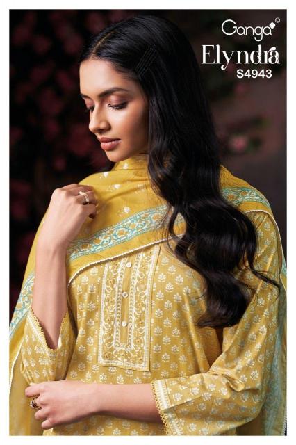 GANGA ELYNDRA 4943 Wholesale salwar suits supplier in Hyderabad
