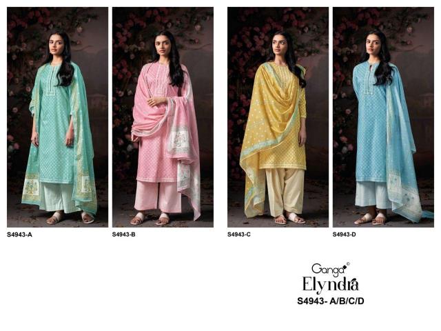 GANGA ELYNDRA 4943 Wholesale salwar suits supplier in Hyderabad