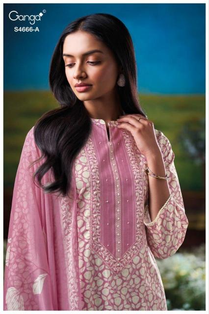 GANGA HIYANIKA 4666 Salwar suits in bulk Pune