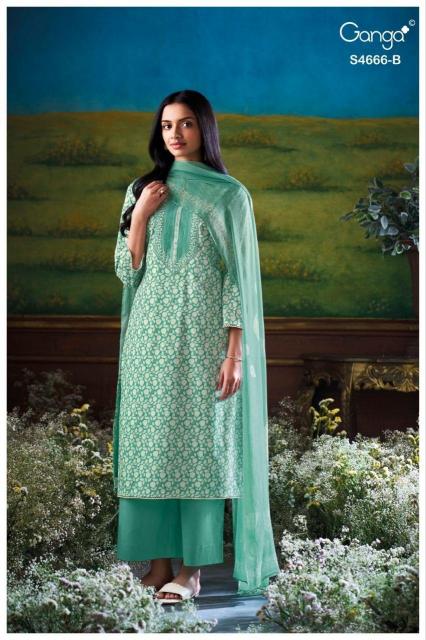 GANGA HIYANIKA 4666 Salwar suits in bulk Pune