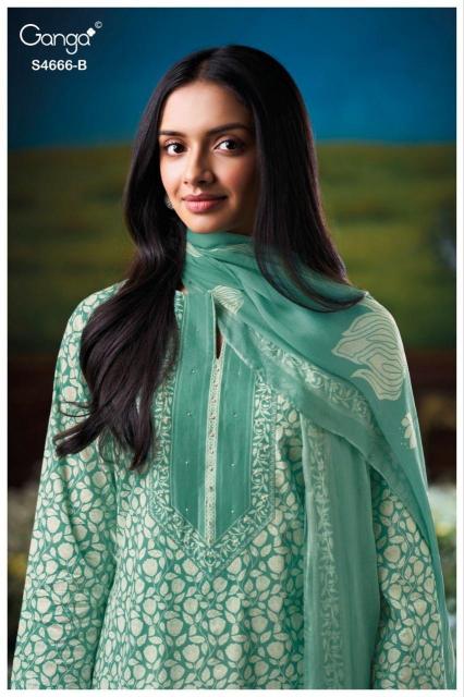GANGA HIYANIKA 4666 Salwar suits in bulk Pune