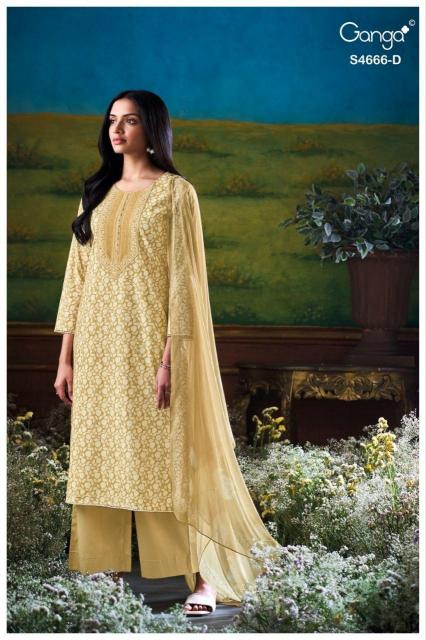 GANGA HIYANIKA 4666 Salwar suits in bulk Pune