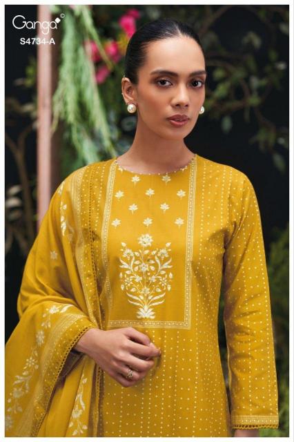 GANGA JIVANSHI 4734 Wholesale Salwar Suit Market in Surat