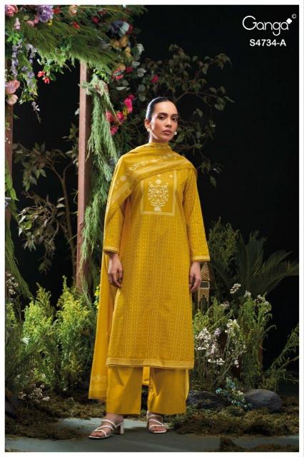 GANGA JIVANSHI 4734 Wholesale Salwar Suit Market in Surat